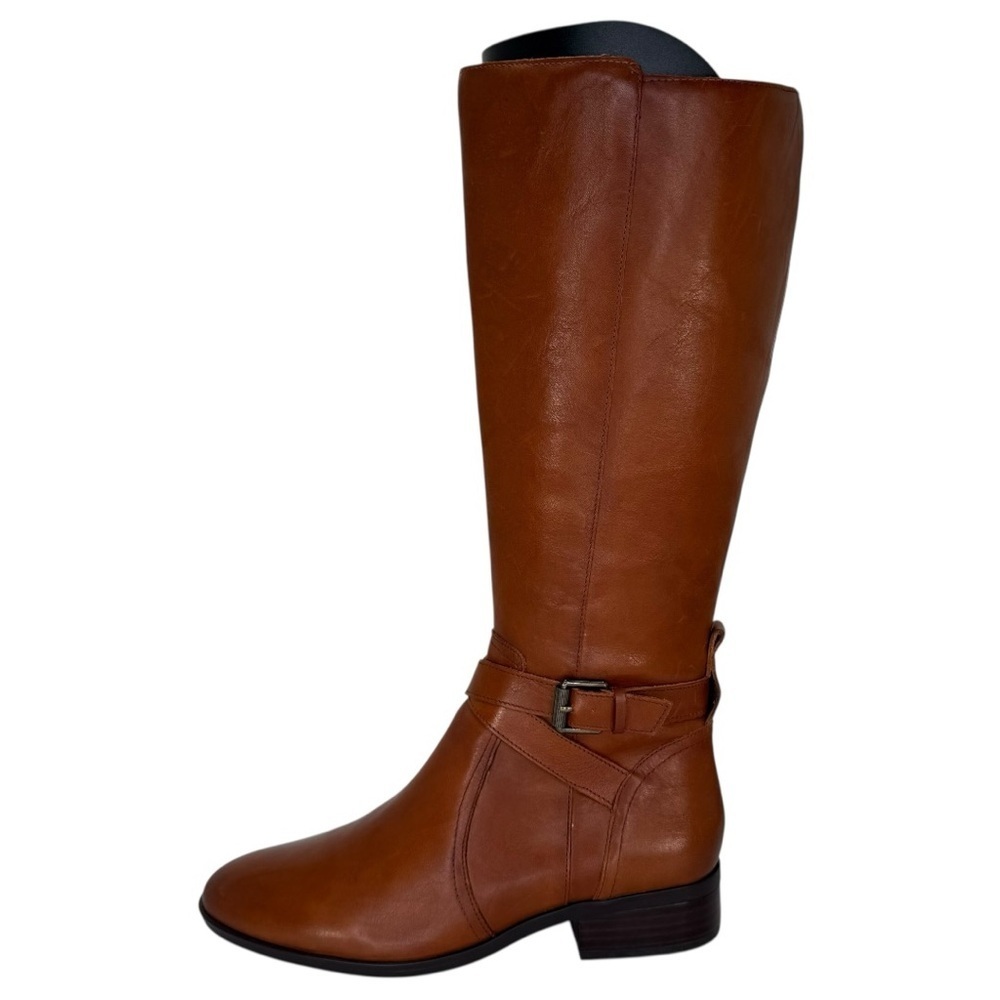Naturalizer Rena Tan Leather Knee High Wide Calf Womens Boots Size 6M - Picture 4 of 13